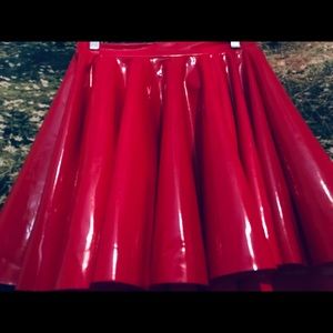 🧚🏼‍♀️BlackMilk red vinyl skater skirt🧚🏼‍♀️